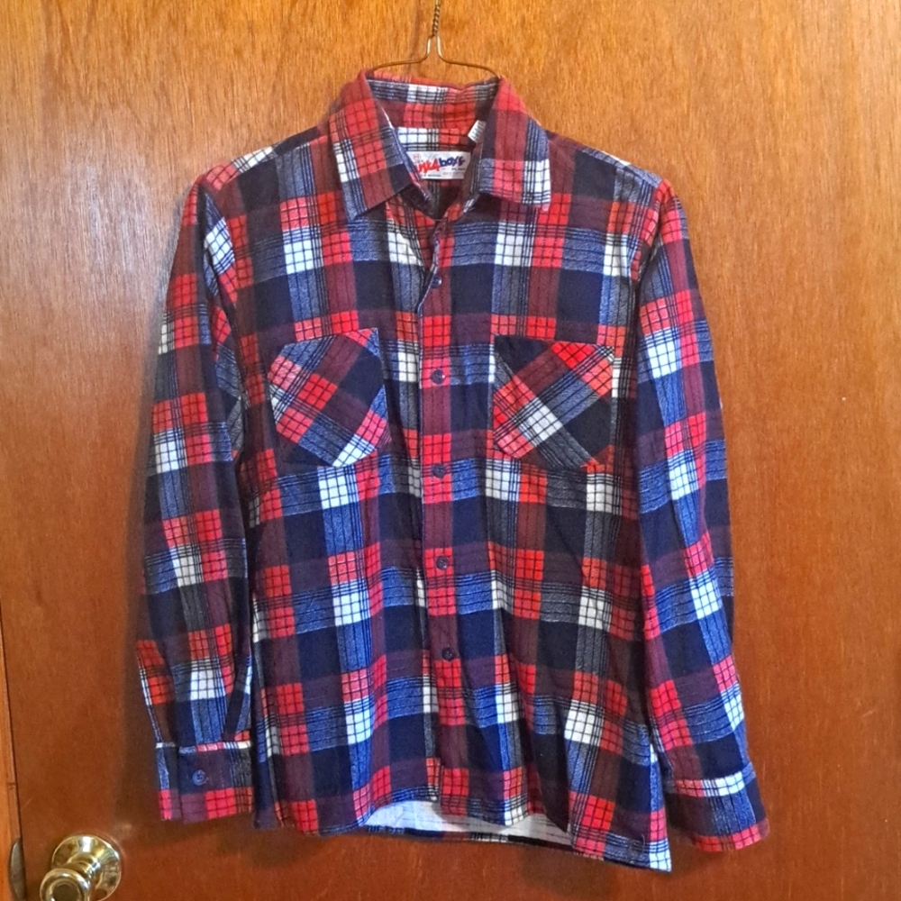 Vintage Just4boys Button Down Shirt Size 14